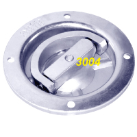 Recessed Mount Heavy Duty Rotating D Ring,Zinc Plated 6,000 lbs 1 Pk