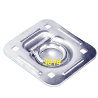 5000 lbs Capacity Heavy Duty Recessed Mount D-Ring 1 Pk