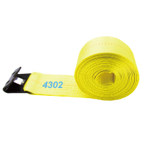 3"X30' 15,000 lbs yellow flat Hook